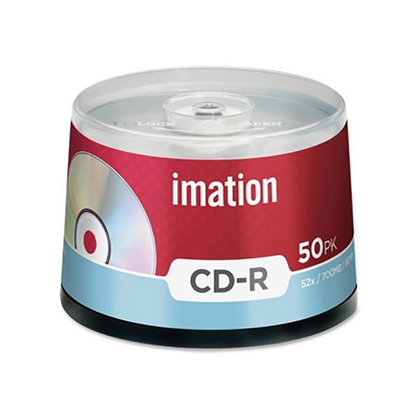 Imation CD-R 52X Spindle Case - 700MB (Pkt/50pc)