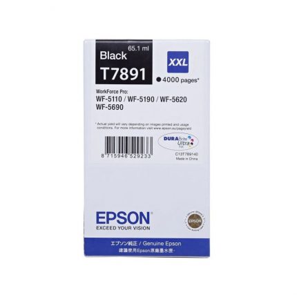 Epson T7891 Ink Cartridge (C13T789140) - Black
