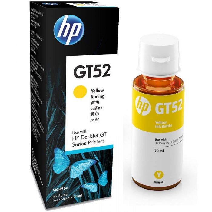 HP GT52 70-ml Ink Bottle Inkjet Refill - Yellow