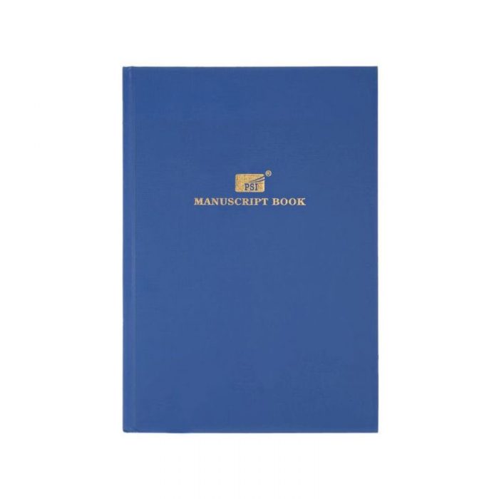 PSI Plain Blue Manuscript Book F/S 10QR