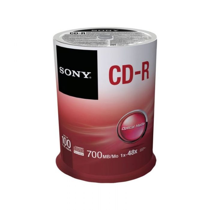 Sony 100CDQ80SP CD-R Spindle Case (box/100pcs)