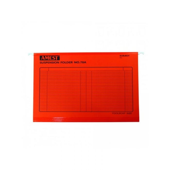 Amest 78A A4 Hanging File (pkt/50pcs) - Red
