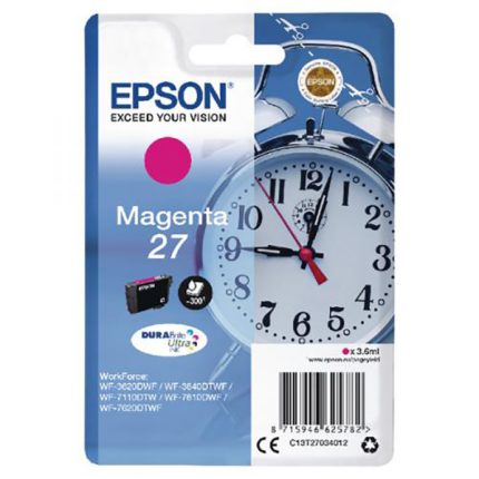 Epson 27 Ink Cartridge (T2703) - Magenta