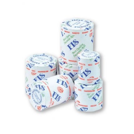 FIS FSFX80MMX80M Thermal Cash Roll 80mm x 80m x1/2in Core 58gsm - White (pkt/10pcs)