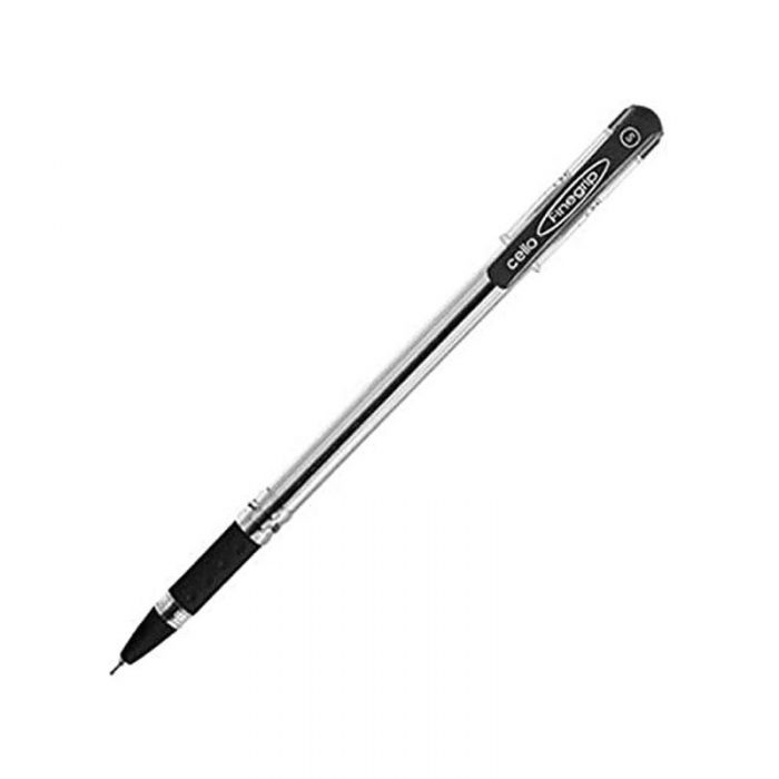Cello Fine Grip Ball Point Pen 0.7mm - Black (pc)