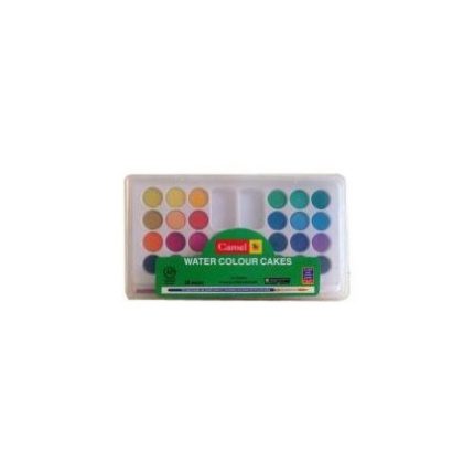CAMLIN STUDENT WATER COLOUR CAKE 24 OVAL