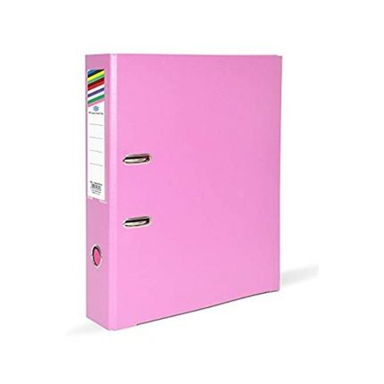 FIS PP- Pink 8cm Box Files with Fixed Mechanism