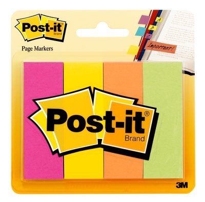 Post-it Page Marker  Assorted Colors 4 colors/pack