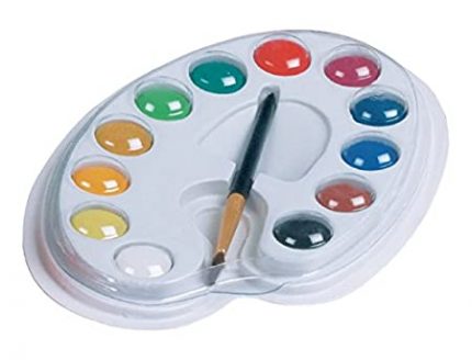 CAMLIN STUDENT WATER COLOUR CAKE 12 SHADE RECT