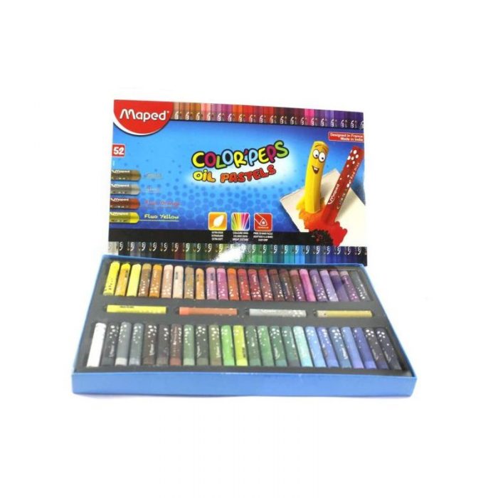Maped Color'Peps Oil Pastel Set - Pack of 52 (Multicolor)