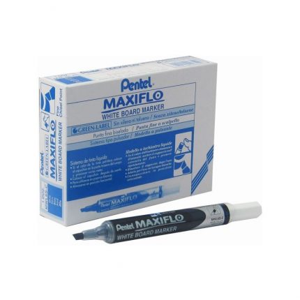 Pentel Maxiflo MWL6 Chisel Tip Whiteboard Marker (12pcs/pkt)