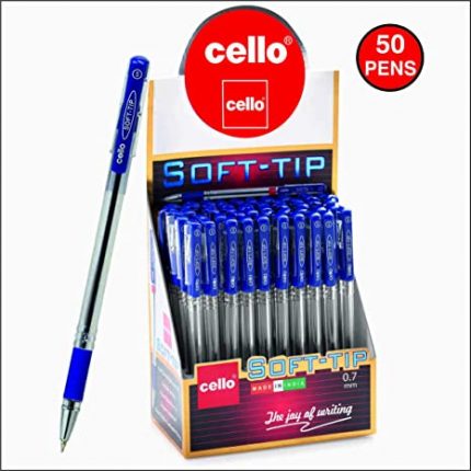 Cello Soft Tip 0.7mm Pen (box/50pcs) blue