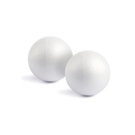 Set Of 2 Foam balls White