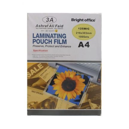 100-Piece A4 Lamination Pouch Film Clear
