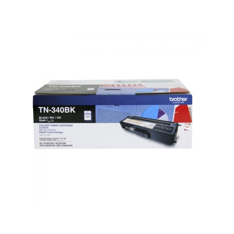 Brother TN-340BK Toner Cartridge - Black