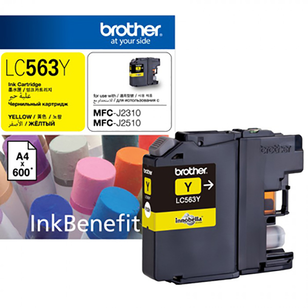 Brother LC563Y Ink Cartridge - Yellow