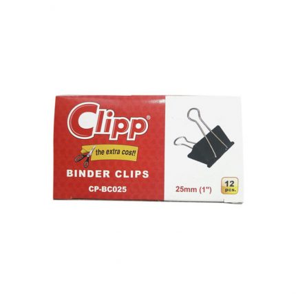 25 mm Binder Clips - CP-BC025 Black