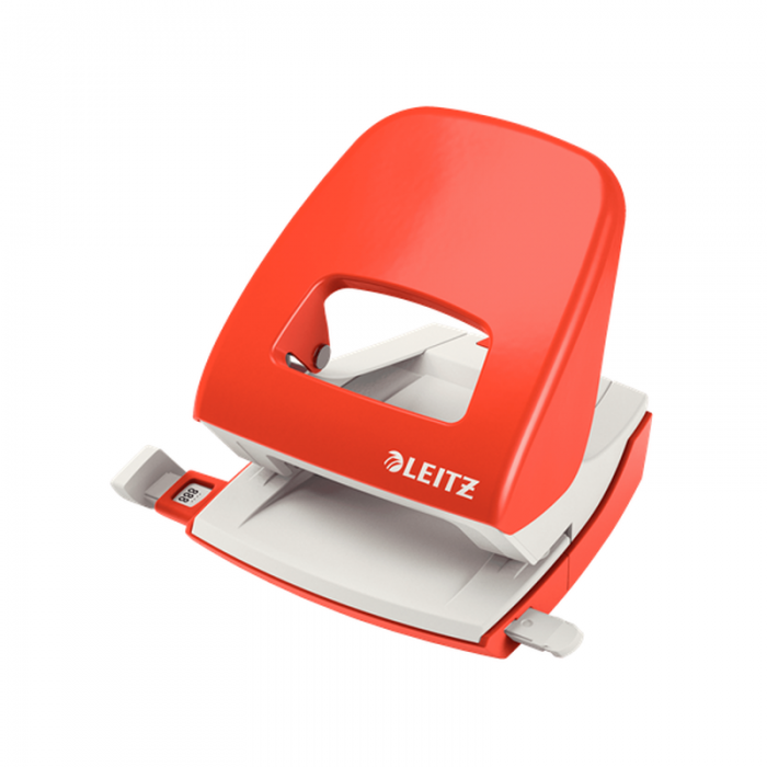 Leitz NeXXt Metal Office Hole Punch 5008 - Red