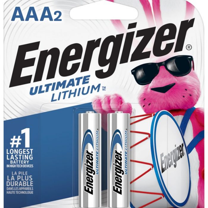 Energizer L92BP2 Ultimate Lithium AAA Battery