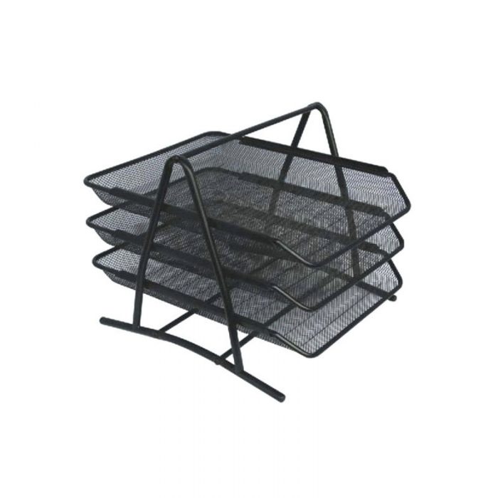 3-Tier Multi-Functional Paper Tray Black