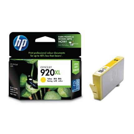 HP 920 XL Ink Cartridge (CD973A) - Yellow