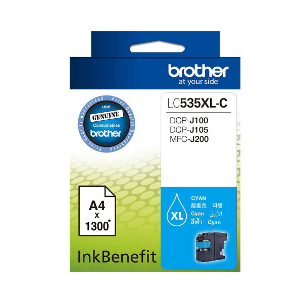 Brother LC535XL-C Ink Cartridge - Cyan