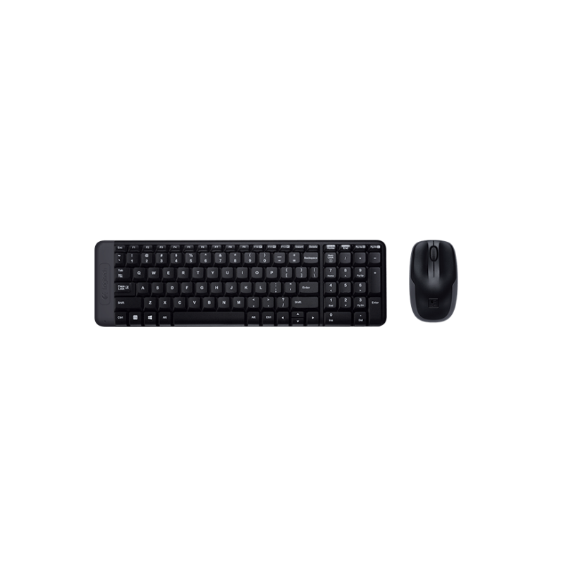 Logitech MK220 Wireless Keyboard & Mouse - English