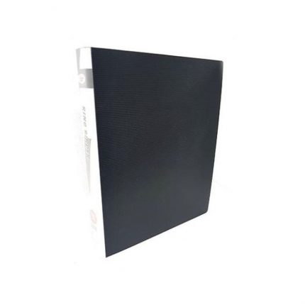DeluxeAMT A4 2 Ring Binder 25mm With Side Pocket Black