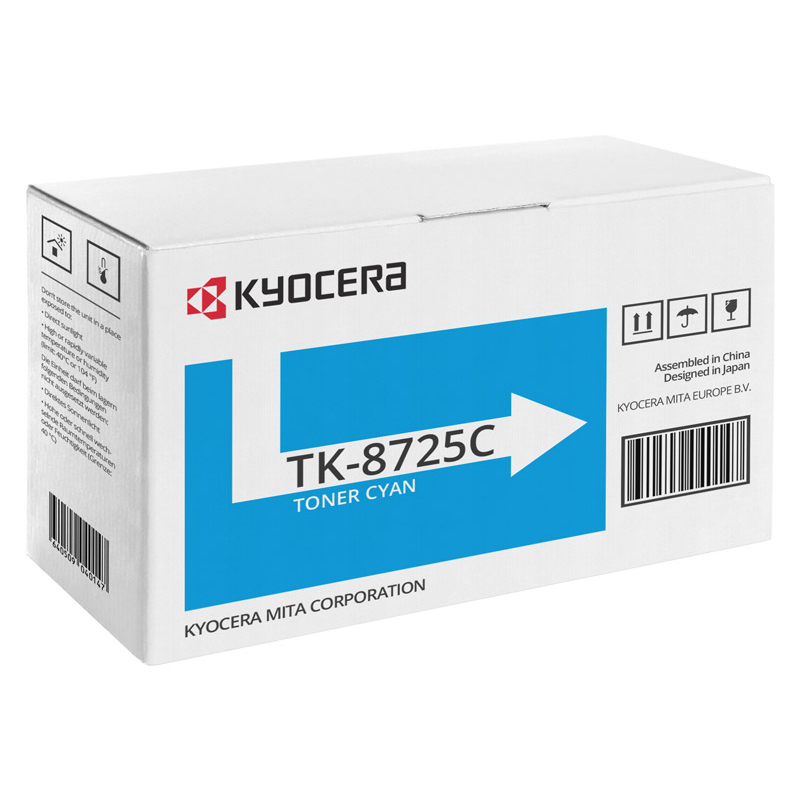 Kyocera TK-8725C Toner Cartridge - Cyan BRAND / ORIGINAL : Kyocera