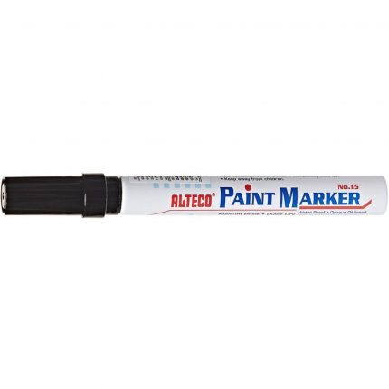 Alteco Paint Marker (12pcs/pkt) - Black