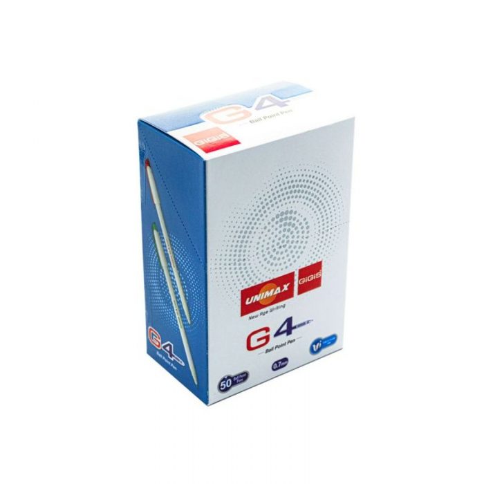 Unimax Gigis G-4 Ballpen 0.7mm (box/50pcs) - Blue