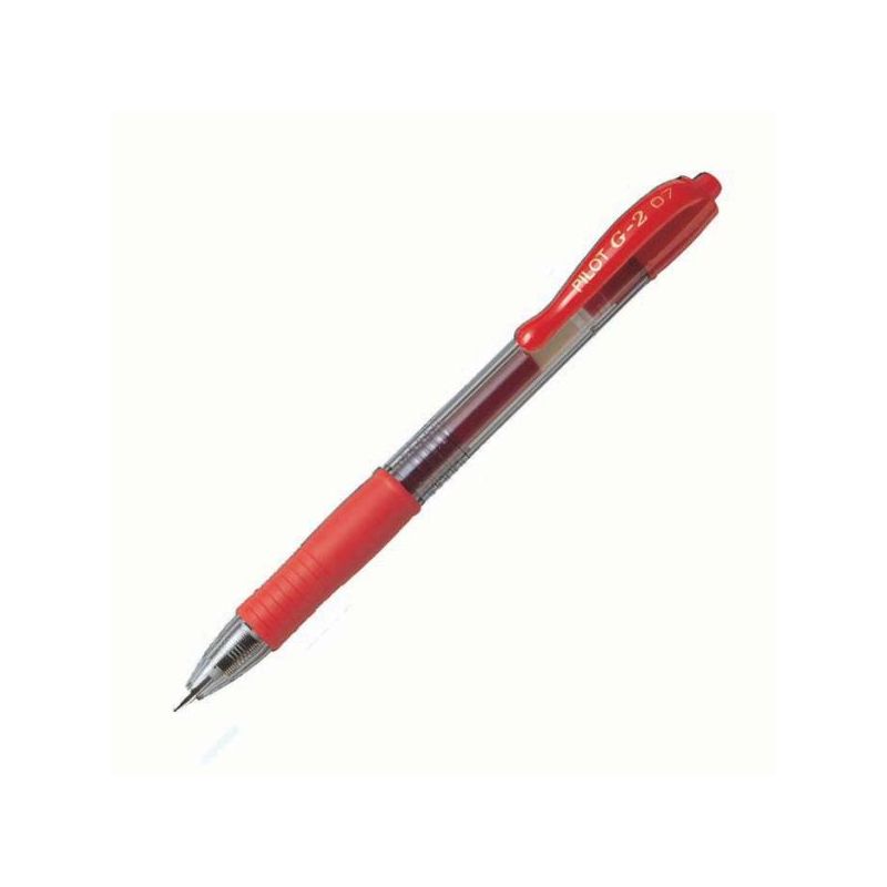 Pilot G2 0.7mm Pen - Red (Pkt/12pc) Red