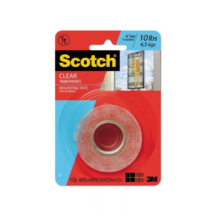 3M Scotch Mounting Tape 410 (1 x 60) inch Clear