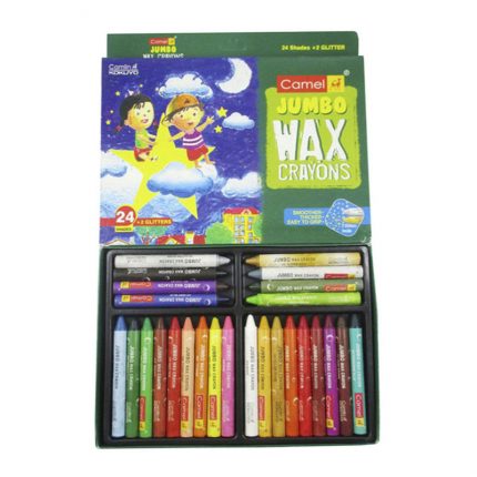 26-Piece Jumbo Wax Crayon Set Multicolour
