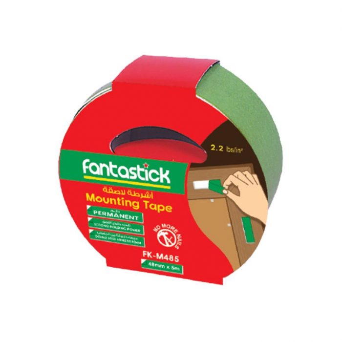 Fantastick Double Side Mounting Tape 48mm x 5 m Green