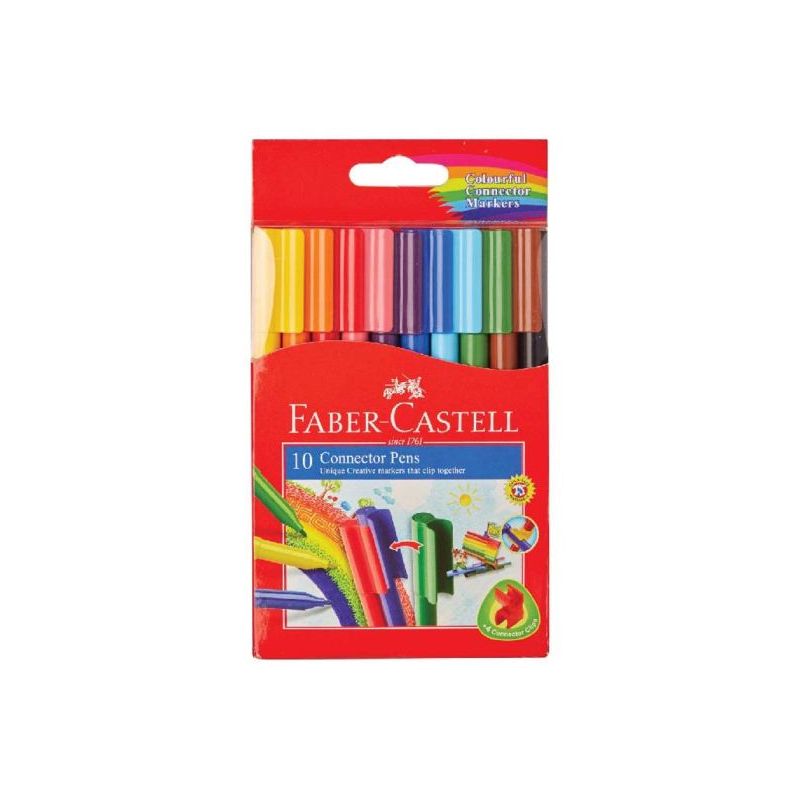 10 Piece Faber Castell Connector Pens