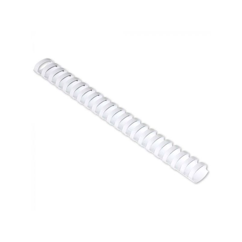 FIS 6mm Binding Ring Plastic - (pkt/100pc) - White