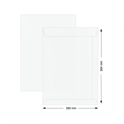 Hispapel White Envelope 250 x 304mm