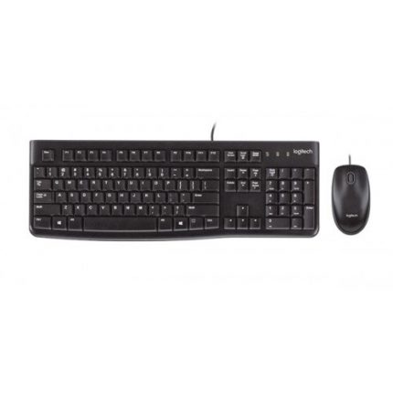 Logitech MK120 Wired Keyboard & Mouse Combo - Arabic