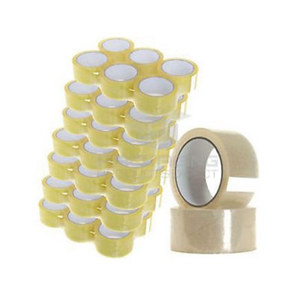 Clear Packaging Tapes 2" x 50 yards - Pack of 6 x12 (Box)