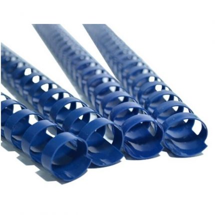 FIS Spiral Binding Ring Plastic 14mm- (box/100pcs) - Blue
