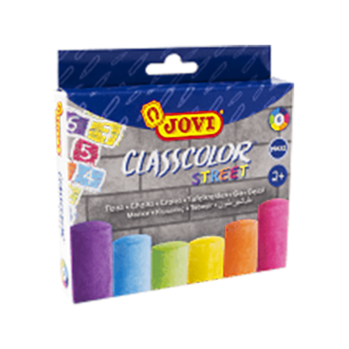 CHALKS CLASS COLOR STREET CASE 6 ASSORTED