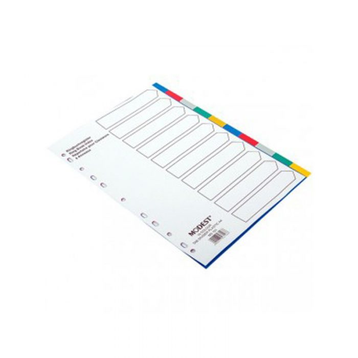 Modest Divider PVC Color 10 Tab (25set/box)