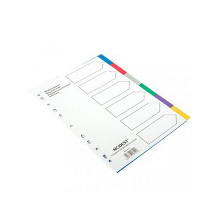 Modest Divider PVC Color 6 Tab (50set/box)