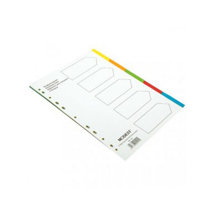 Modest Divider PVC Color 5 Tab (50set/box)