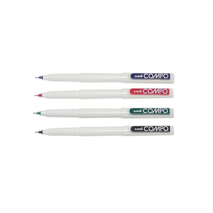 Uniball PIN115 Compo Pen 0.3mm -(pkt/12pcs)