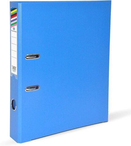 FIS PP- Blue 8cm Box Files with Fixed Mechanism