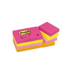 3M 653AU Post-it Pad 1.5 x 2in - Assorted (pkt/12pc)