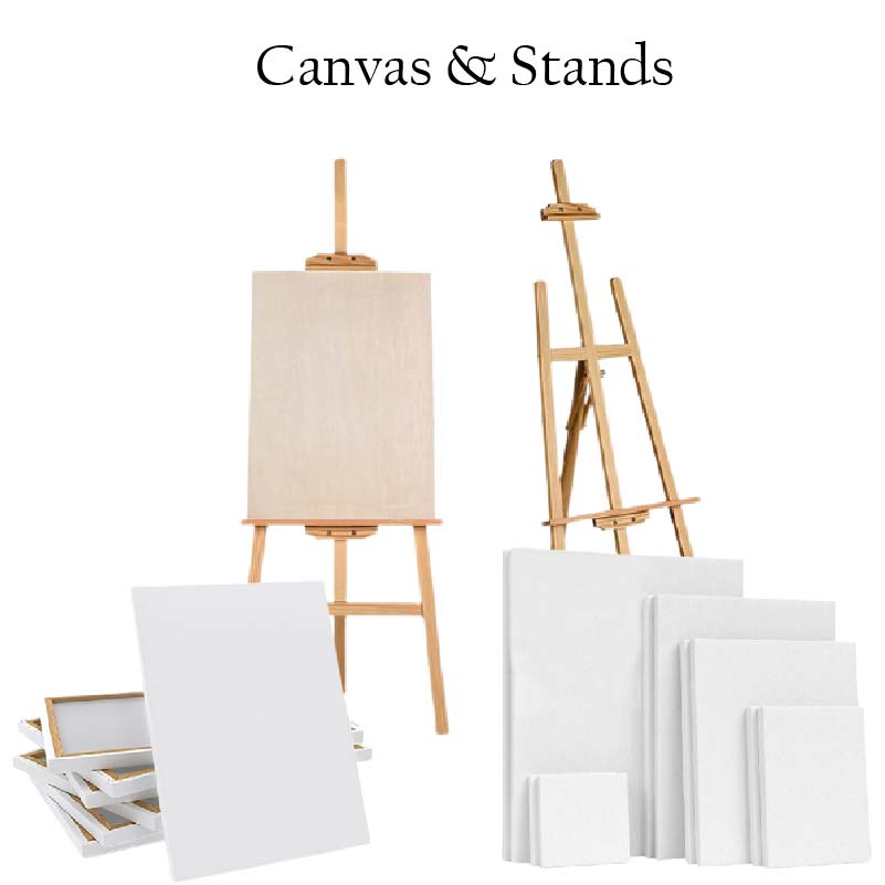 Easels & Canvas