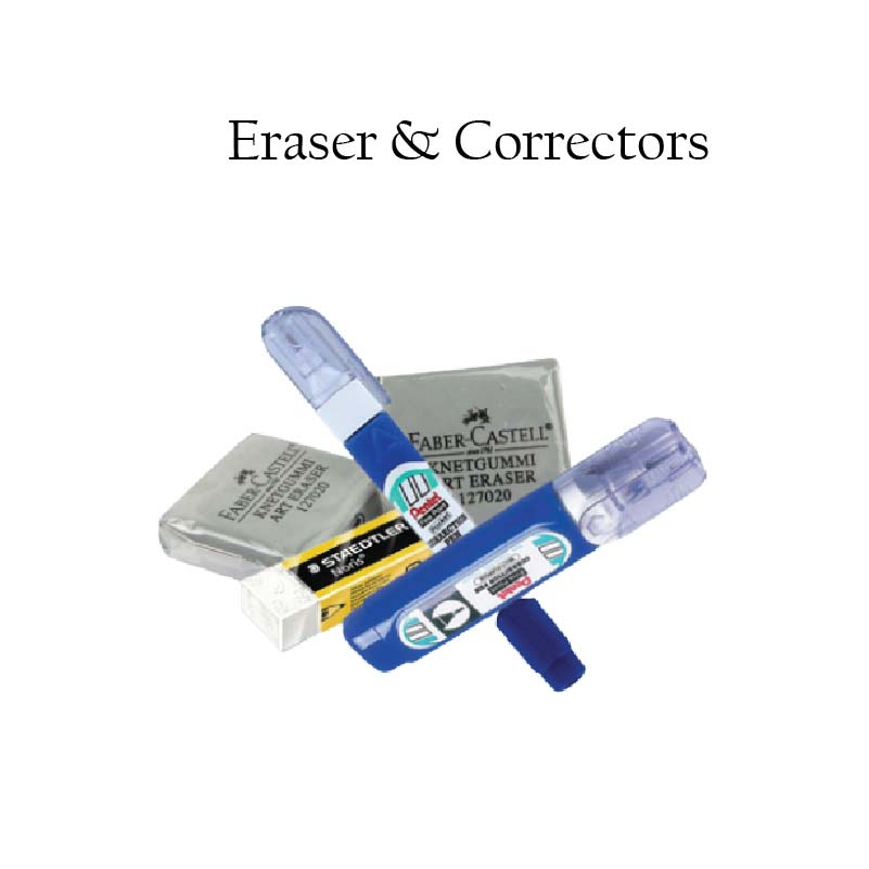 Erasers & Correction Pen